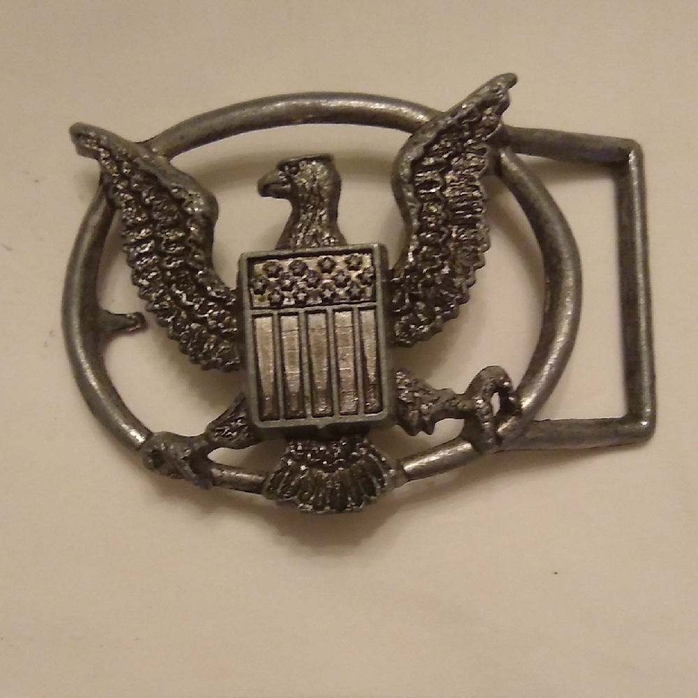 Silver Eagle Belt Buckle